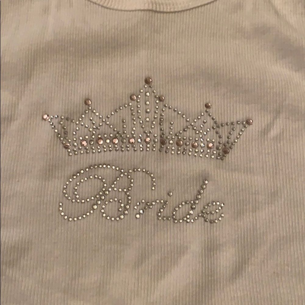 Bride tank top
